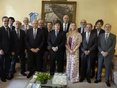 milei con empresarios espa�oles