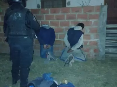 detenidos robo en bicicleta