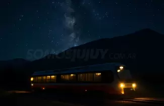 tren solar de noche