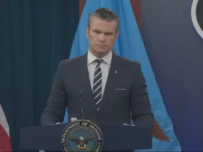 El secretario de Defensa, Pete Hegseth