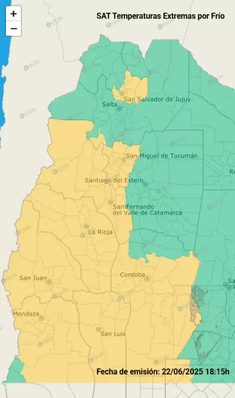 Alerta amarillo por fuertes temperaturas