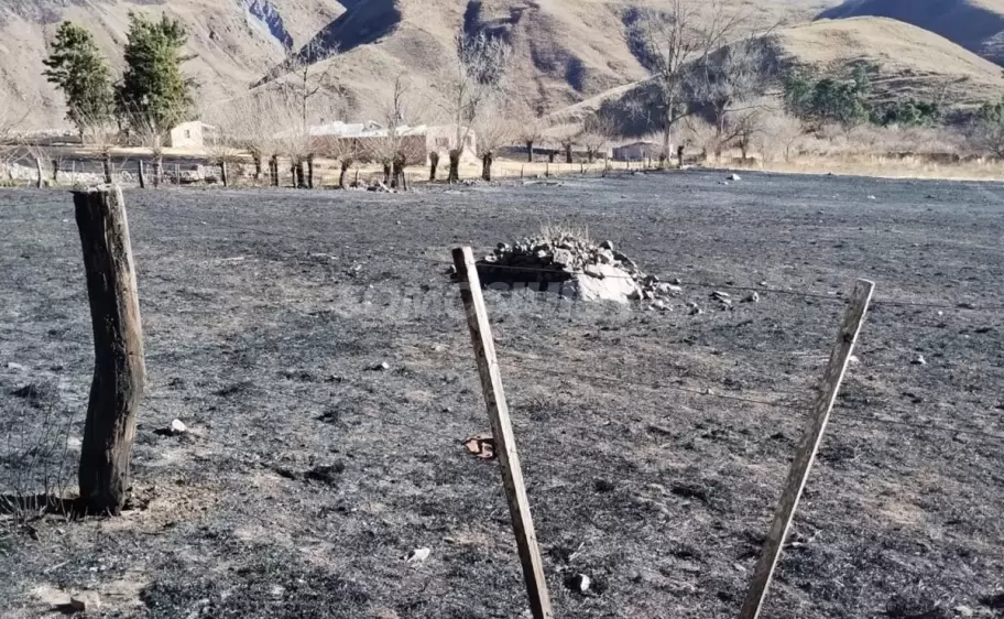 Incendio en Chilcayoc