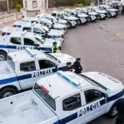 El gobernador Carlos Sadir entreg� 14 camionetas para fortalecer el sistema de seguridad de la provincia