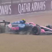 Franco Colapinto se despist� y qued� eliminado en la clasificaci�n del Gran Premio de Silverstone