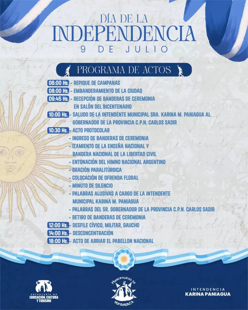 acto 8 de julio