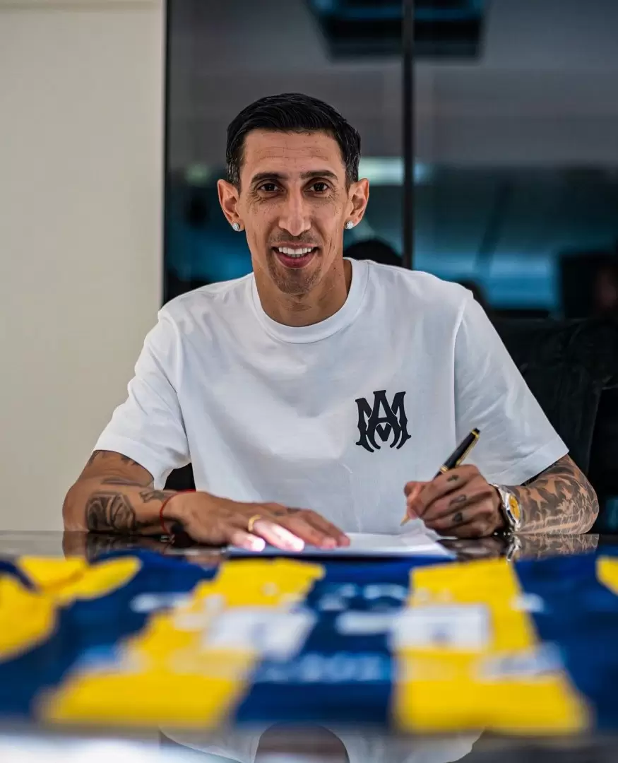 �ngel Di Mar�a ya es jugador de Rosario Central: �Estar otra vez ac� era algo que deseaba�