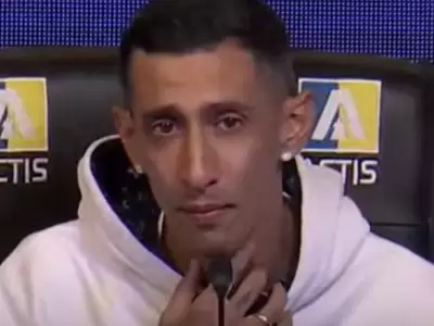Di Mar�a emocionado