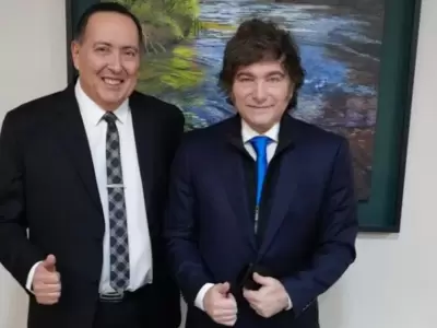 pastor Jorge Ledesma con Milei