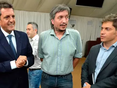 Massa Kirchner y Kicillof
