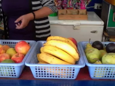 frutas en kioskos escolares