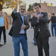 El intendente Raúl Jorge y Carlos Sadir habilitaron 15 cuadras de pavimento en Alto Comedero