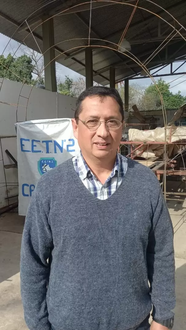 Marcelo Bellino Ariel, docente de la EET N� 2 de San Pedro