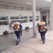 Se puso en marcha el segundo operativo del año de desinfección de escuelas