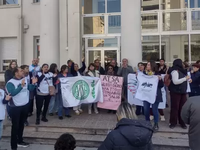 protesta ATSA y APUAP