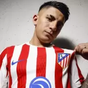 Almada tuvo su presentación en el Atlético de Madrid: "Tengo ganas de quedar en la historia del club"