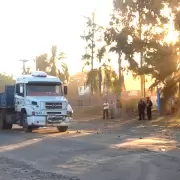 Un cami�n embisti� a un auto en Perico y el conductor termin� hospitalizado