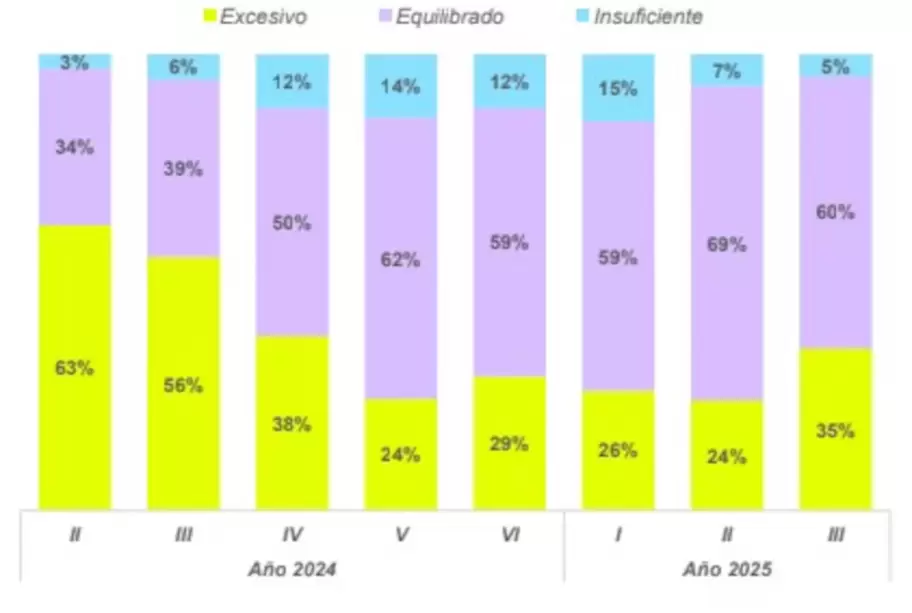 Preocupa el aumento del sobre stock de indumentaria (Gr�fico: CIAI).