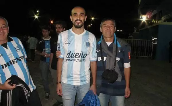 Abel Pintos hincha de Racing