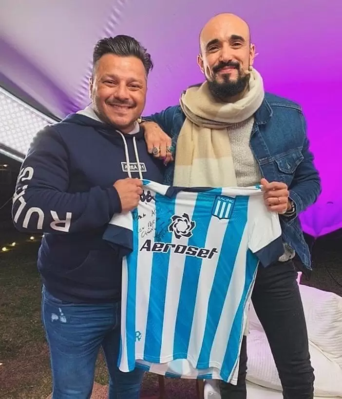 Abel Pintos - hincha de Racing
