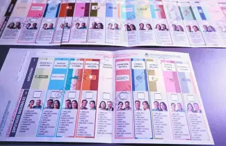 boleta �nica de papel