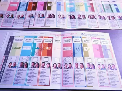 boleta �nica de papel