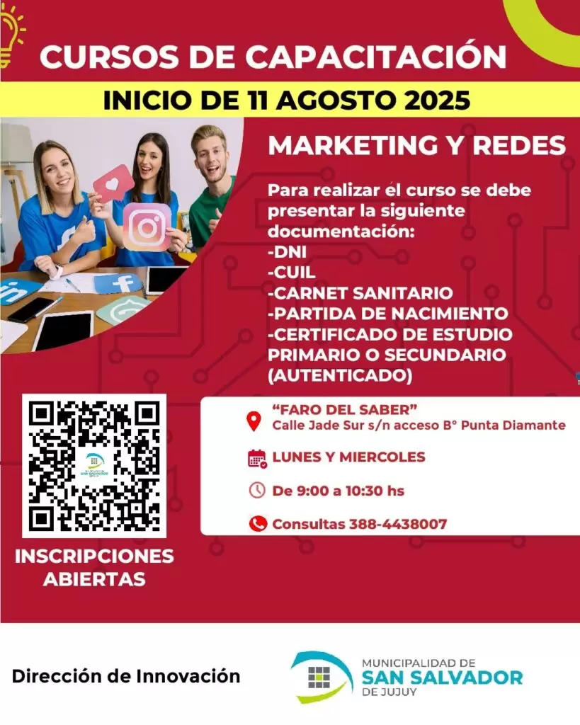 Muni jujuy talleres y capacitaciones