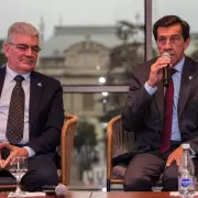 El gobernador Sadir firmó una carta de intención con el Servicio Geológico Minero Argentino