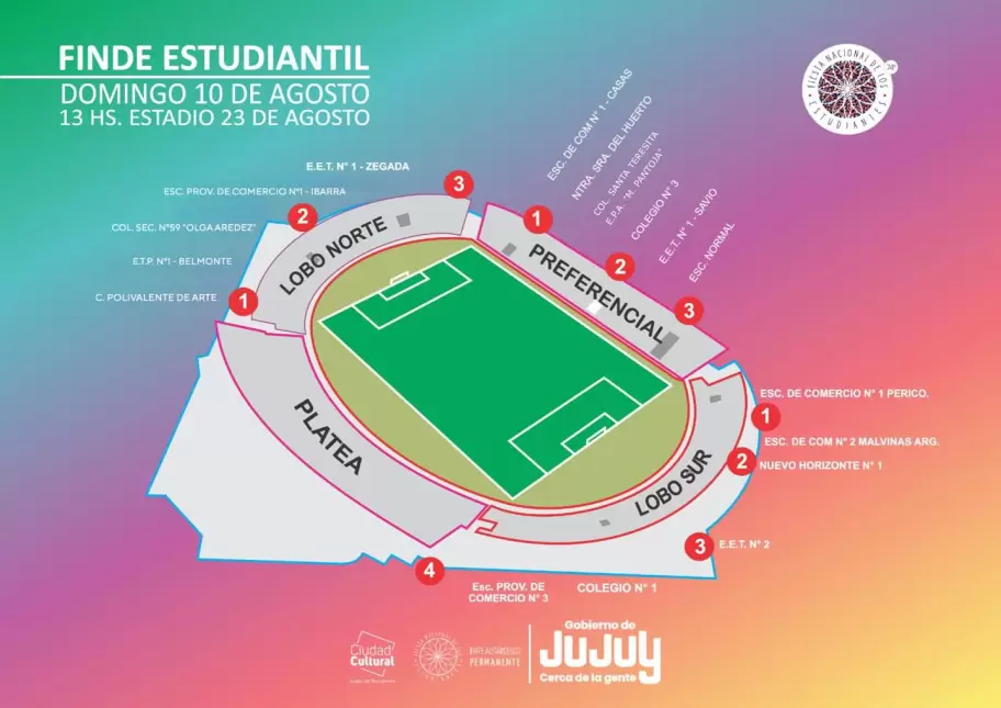 mapa hinchadas 10 de agosto