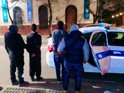 alcholizados detenidos por intento de robo