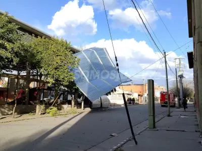 techo volado en la EET N2