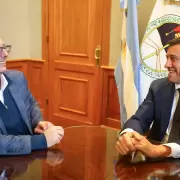 El gobernador Sadir recibi� la visita del Secretario de Hacienda de la Naci�n, Carlos Guberman