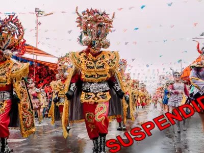 la diablada suspendido