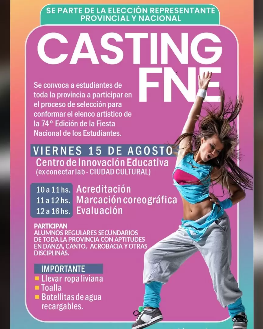 casting bailarines fne 2025