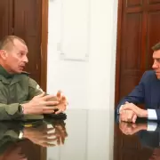 Sadir recibi� al nuevo Jefe de la Regi�n lV de Gendarmer�a para abordar mayor presencia del personal policial en pasos internacionales