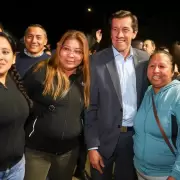 El gobernador Sadir inauguró obras para el desarrollo comercial y económico en Libertador