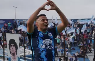Francisco Molina celebra su gol