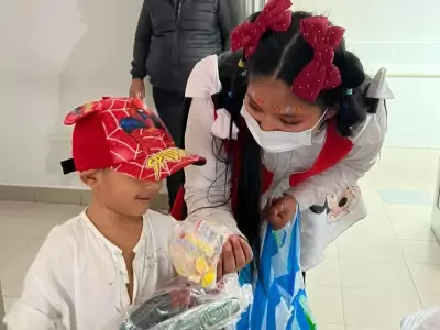 d�a del ni�o en el hospital Materno Infantil