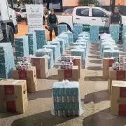 Gendarmería decomisó casi 6 mil cartones de cigarrillos ilegales en San Pedro de Jujuy
