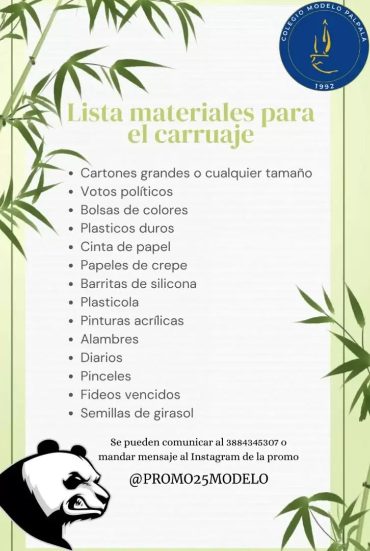 materiales colegio modelo