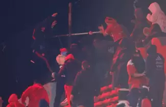 incidentes en la cancha de independiente