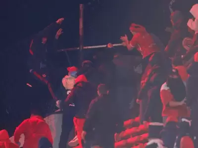incidentes en la cancha de independiente
