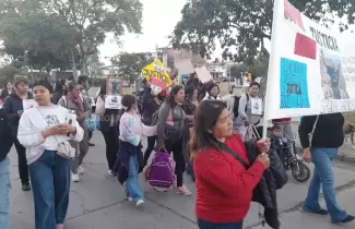 marcha sergio sosa en mariano moreno