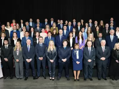 milei con los candidatos