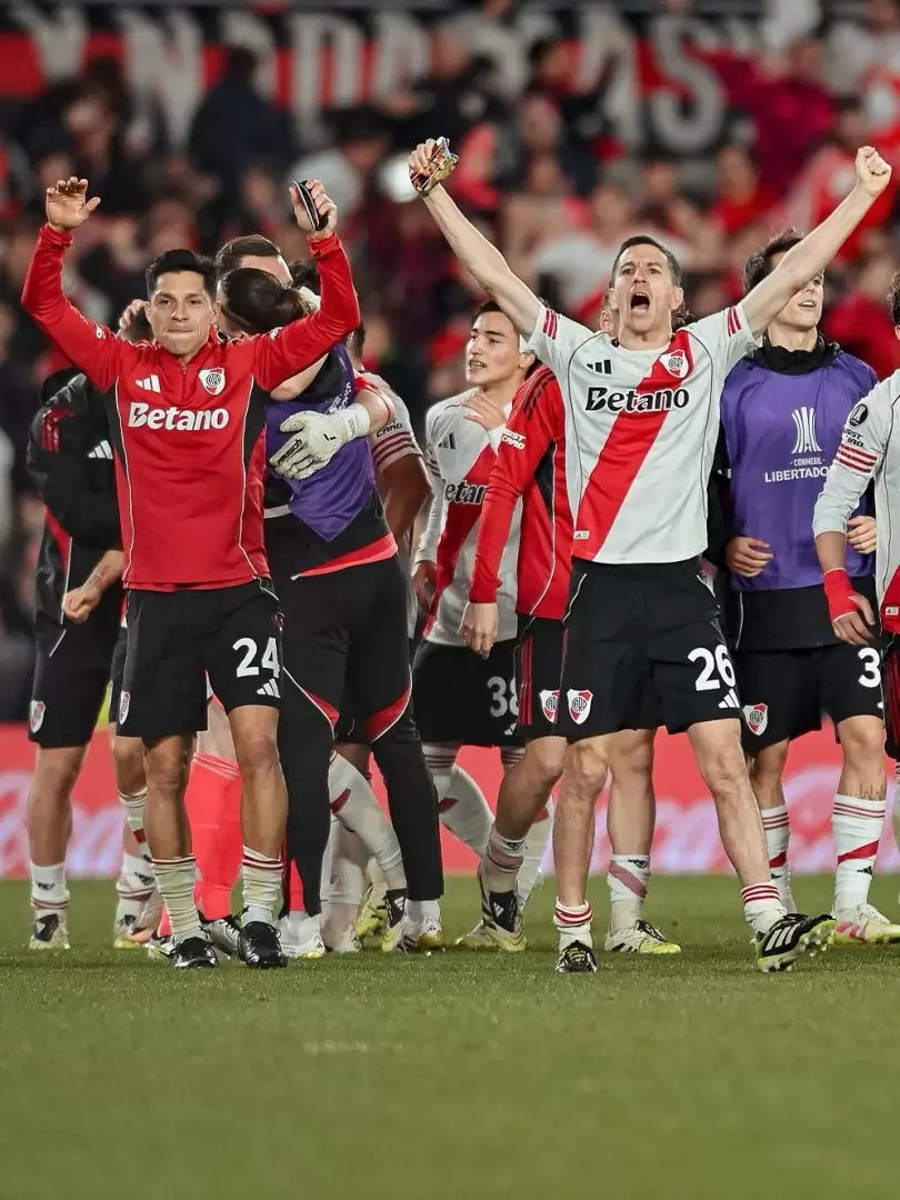 River celebra la clasificación a cuartos de final