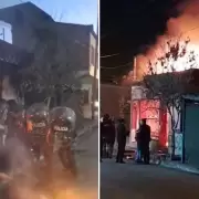 Familiares y amigos de Tamara Fierro incendiaron la casa del principal imputado: hubo incidentes con la Policía