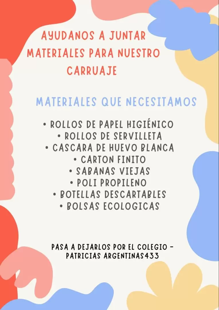 materiales colegio blaise pascal 2025