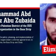 Israel anunció la muerte del oficial de mayor rango de ISIS durante un ataque en Gaza