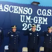 La Policía de Jujuy celebró el ascenso de agentes con una ceremonia en San Salvador