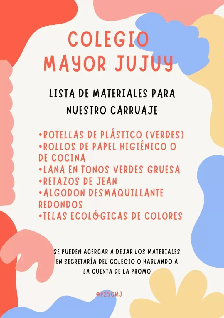 mayor materiales