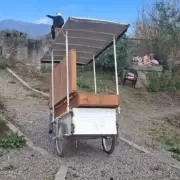 Alto Comedero: robaron un carrito de golosinas y lo dejaron abandonado